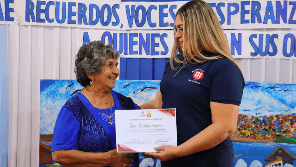 Presentación "Voces del Agua: la línea del tiempo de las inundaciones de los Bañados"